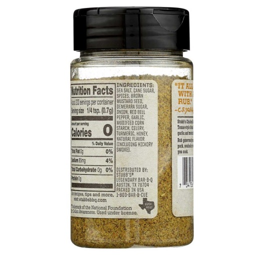 Condimente Stubb's Chicken Spice 142 g - ST-240 - Img 2