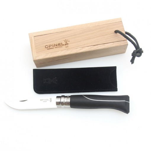 Cutit Opinel Franta Nr 08 Otel Inox Abanos lama 8.5cm - 002347 2