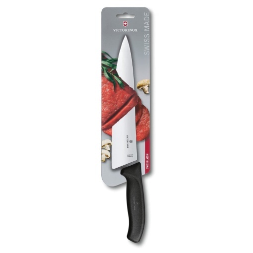 Cutit pentru carne Victorinox Swiss Carving, lama 25cm, Black 6.8003.25B - Img 2