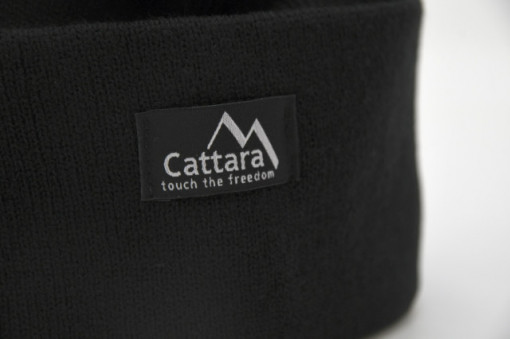 Fes negru cu lanterna cu LED si incarcare usb Cattara TT14021 - Img 6