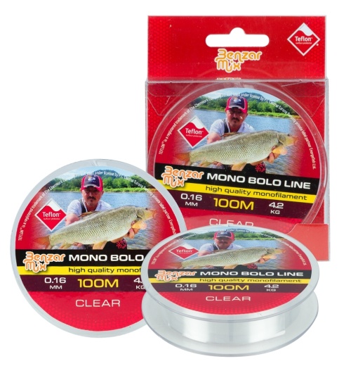 Fir Monofilament Benzar Mono Bolo Line, Transparent, 100m