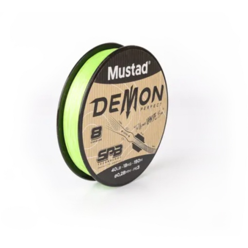 Fir Textil Mustad Demon 8 Braid Chartreuse 150m - Img 7