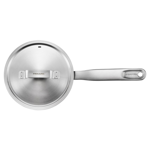 FISKARS Cratita cu capac, din otel inoxidabil, fara acoperire antiaderenta, Fiskars All Steel, 1.5 l - 1064750 - Img 3