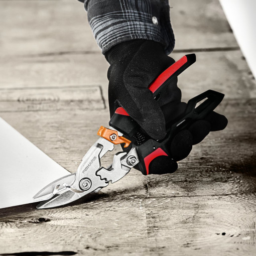 FISKARS Foarfeca pentru tabla Fiskars PowerGear, taietura pe stanga - 1027209 - Img 2
