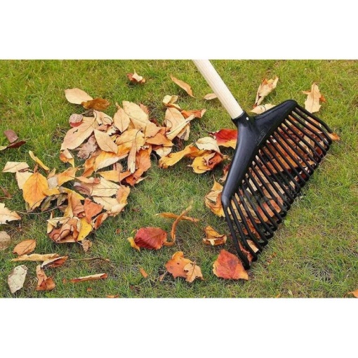 FISKARS Grebla pentru frunze cu coada de lemn, Solid - 1014812 - Img 2