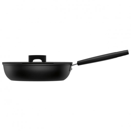 FISKARS Tigaie pentru sote cu capac Fiskars Hard Face, 28 cm, 3.5 L - 1052232 - Img 4