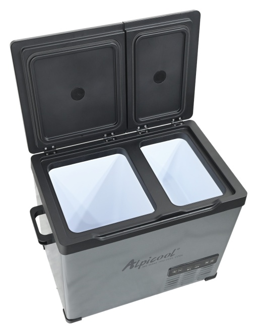 Frigider auto cu compresor Alpicool Dual 40l, 230/24/12V -20°C control prin aplicatie, doua compartimente - Img 3