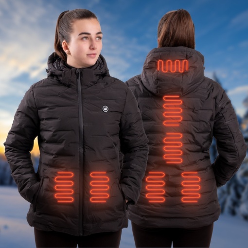 Geaca Femei cu Incalzire W-TEC HEATborg Lady - Negru - Img 6