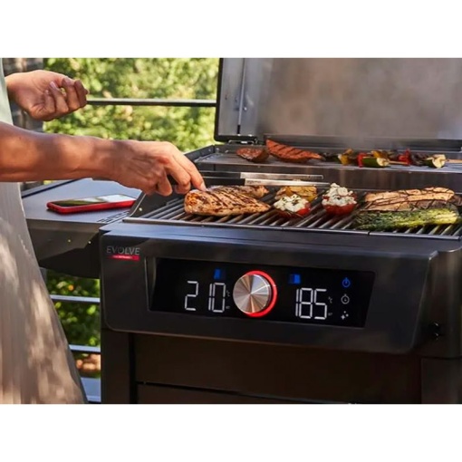 Gratar electric Char-Broil Evolve, display, grile din fonta, TRU-Infrared - 140993 - Img 10