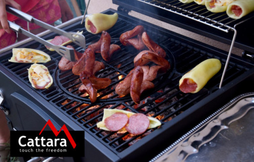 Gratar pe carbune din fonta Royal Clasic Cattara 102 x 60 x 106 cm - TT13040 - Img 4