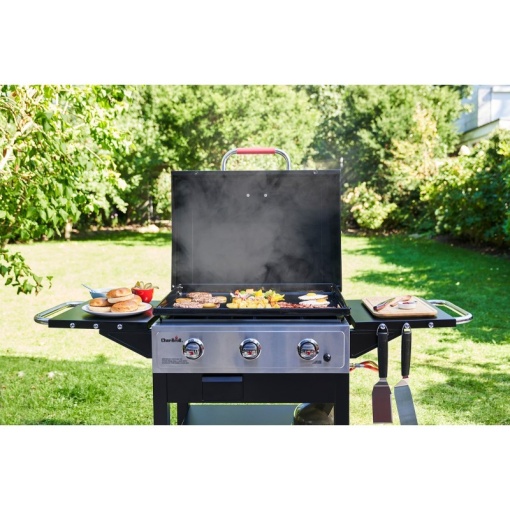 Gratar pe gaz tip plancha cu 3 arzatoare Char-Broil Griddle 3400 - 140999 - Img 13