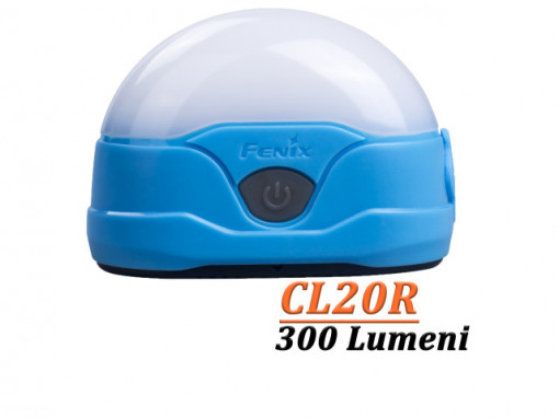 Lanterna camping Fenix CL20 Reincarcabila 300 lumeni 15 metri albastru