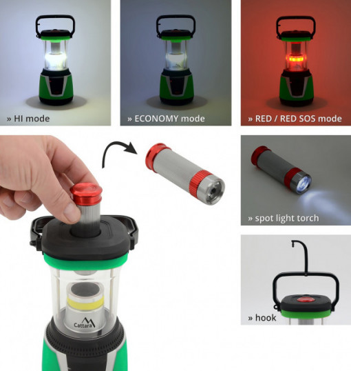 Lanterna cu LED 300lm cu telecomanda Camping Cattara - TT13150 - Img 7