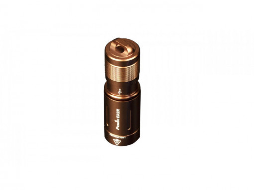Lanterna EDC Fenix E02R - EDC - 200 lumeni - 49 metri maron