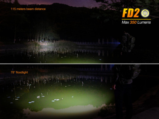 Lanterna Fenix FD20 350 lumeni 115 metri 5