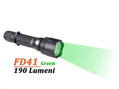 Lanterna Fenix FD41 - LED Verde - 190 lumeni 183 metri 3