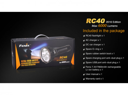 Lanterna Fenix RC40 - 6000 Lumeni - 730 Metri - Editie 2016 7