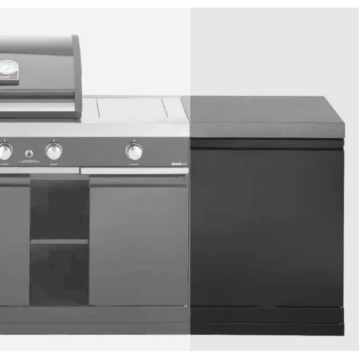 Modul bucatarie de exterior - coltar pentru imbinare bucatarie exterioara 61,5 cm Grandhall Grandpro K01000371A/72A - GC615WORNN - Img 2