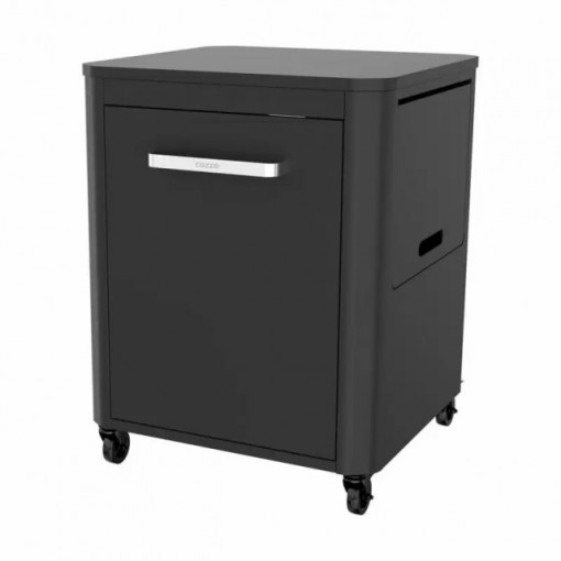 Modul bucatarie de exterior cu 1 usa, spatiu depozitare Cozze negru 60 x 60 x 90 cm - 90522 8