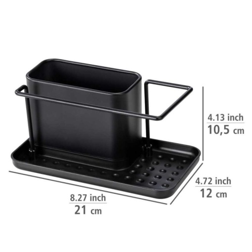 Organizator pentru chiuveta din otel inoxidabil Wenko Black Outdoor Kitchen Orio - 55078100 - Img 5