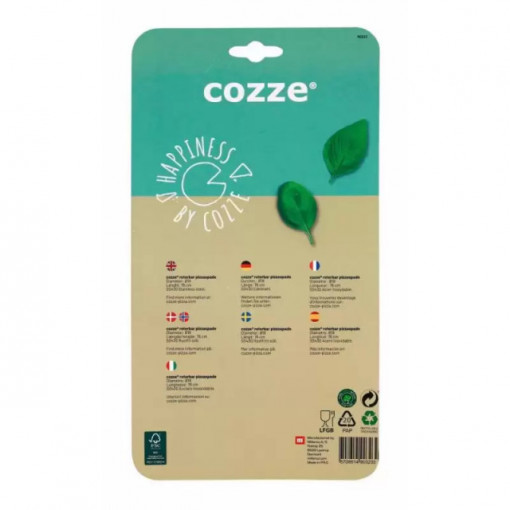 Paleta rotativa pentru pizza din inox Cozze diametru 18 x 76 cm - 90323 6