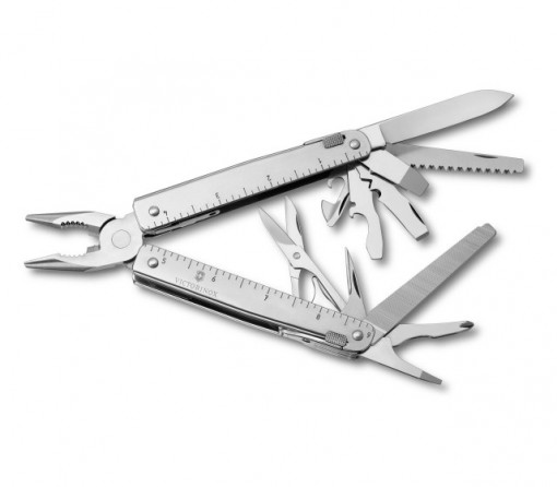 Patent Victorinox SwissTool X, teaca piele - 3.0327.L le lat