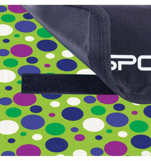 Patura pentru picnic captusita cu aluminiu Spokey Circles 180 x 210 cm 4