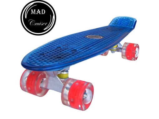 Penny board Mad Cruiser Full LED ABEC 7-albastru - Img 4