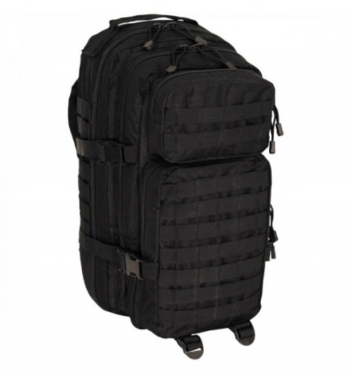 Rucsac modular 30 litri, multiple buzunare, compatibil sistem hidratare, negru MFH - OUTMA.30328A
