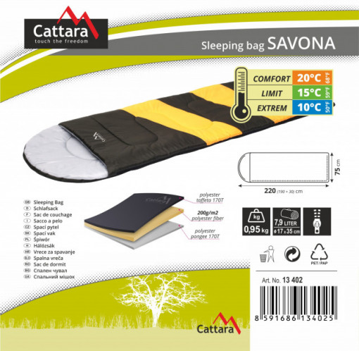 Sac de dormit SAVONA Cattara 10°C - TT13402 - Img 2