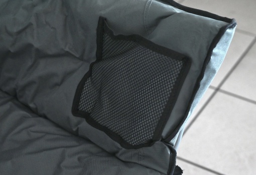 Scaun pliabil camping Cattara Lisboa, 80 x 95 x 62cm, suparta 120kg, antracit - TT13473 - Img 6