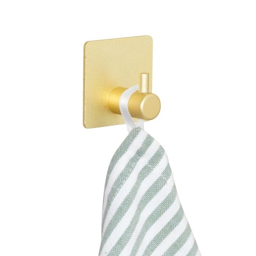 Set 2 carlige patrate Wenko Aluminium Ureo auriu mat - 54860100 - Img 4