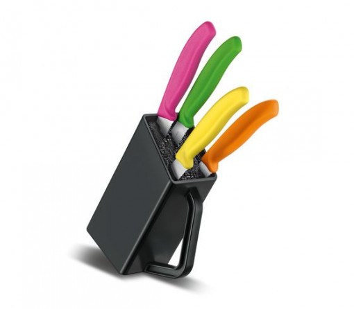 Set Victorinox pentru Bucatarie, 4 piese, suport negru - 6.7126.4 2