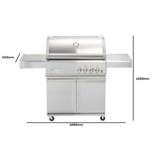 Stand pentru gratar Crossray by Heatstrip - TCS4-TROLLY - Img 2