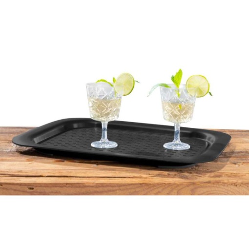 Tava antiderapanta XL Wenko Black Outdoor Kitchen 45,5 x 33 x 2,3 cm negru - 55026100 - Img 4