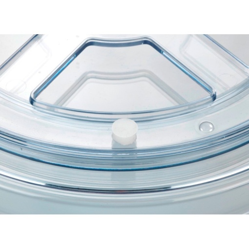 Tava rotativa din plastic reciclat transparent Wenko Victoria - 53311100 - Img 2
