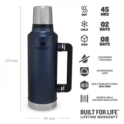 Termos Stanley The Legendary Classic Bottle XLarge  NightFall 1.9 l - 10-07934-039 3