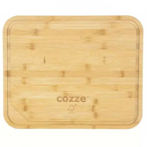 Tocator din bambus pentru pizza Cozze 43 x 35 x 2 cm - 90317
