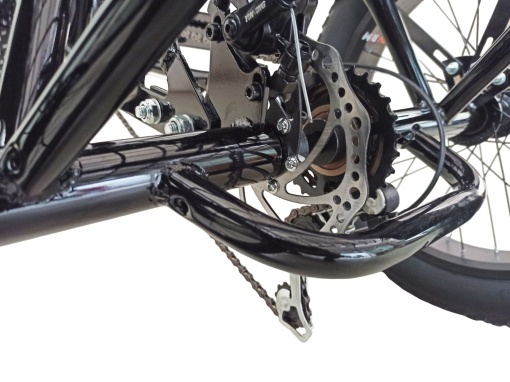Tricicletă adulți BR Pro2025, 20", 7 viteze, frâne pe disc, cadru din oțel 15", negru - Img 11