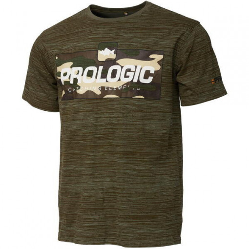 Tricou Prologic Bark Burn Olive Green