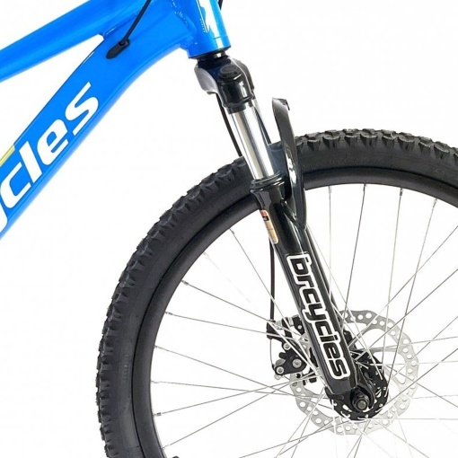 Bicicleta BR Tornado 24", 21 viteze, frane pe disc, cadru din aluminiu 13", manete secventiale, albastru - Img 7