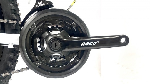 Bicicleta BR Tornado 24", 21 viteze, frane pe disc, cadru din aluminiu 13", manete secventiale, roz - Img 3
