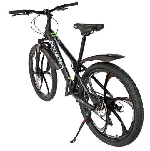 Bicicleta BR Tsunami ProMG 24", cadru otel 13", jante magneziu, manete secventiale, frane disc, 21 viteze, negru - Img 2