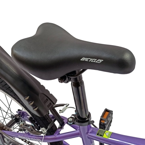 Bicicletă copii BR Neptune 20", cadru oțel, violet, varsta 7 - 10 ani - Img 6