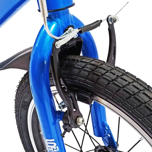 Bicicletă copii BR Neptune Kids 16", cadru oțel, albastru, varsta 4 - 6 ani - Img 11
