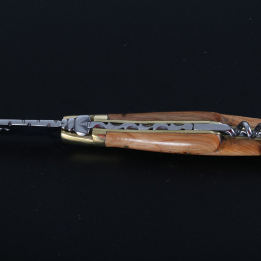 Briceag cu Tirbuson Laguiole en Aubrac, Maner Ienupar lama 12cm - LGL0312GEL/FSJ1 3