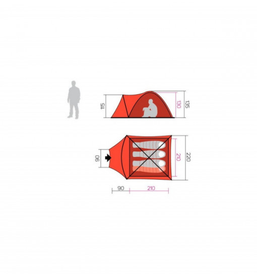 Cort Hannah Hover 4 pers - OUTMA.10003223HHX 7