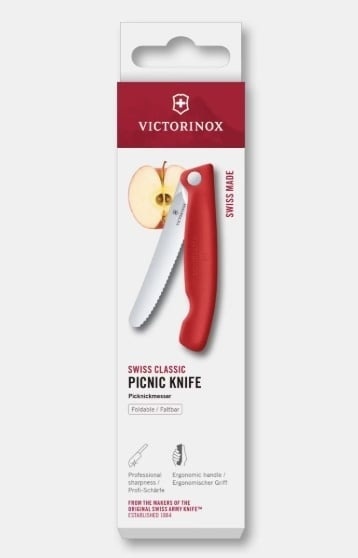 Cutit Pliabil Victorinox Swiss Classic Picnic Knife, maner Polypropylene, lama 11cm 6.7831.FC1 - Img 2