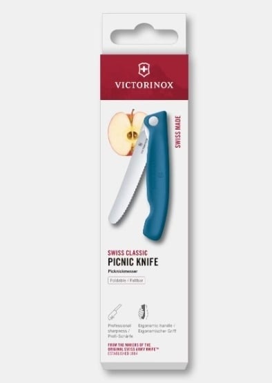 Cutit Pliabil Victorinox Swiss Classic Picnic Knife, maner Polypropylene, lama 11cm 6.7832.FC1 - Img 3