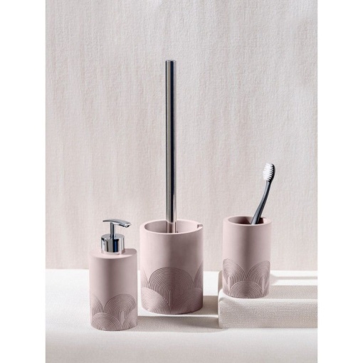 Dispenser sapun lichid Wenko Roveto gri, roz - 26134100 - Img 3